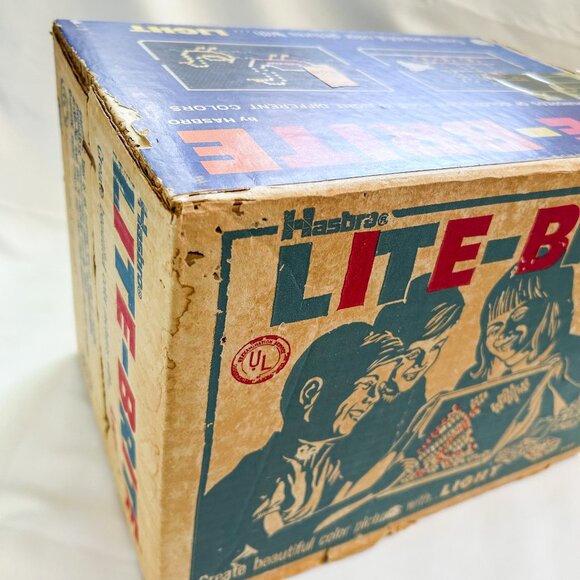Hasbro Lite-Brite Set Vintage, In Box, Works - Picture 13 of 13